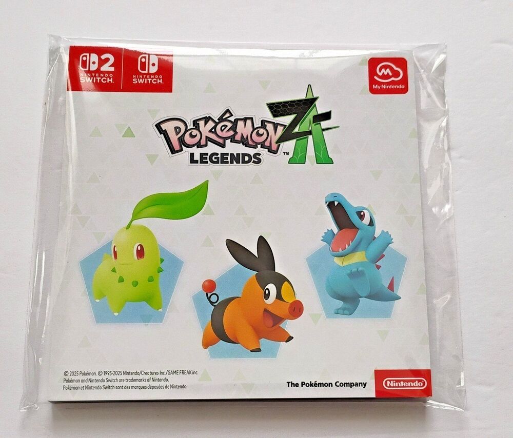 Pokémon Pokemon Legends: Z-A Memo Pad My Nintendo Reward NEW [FL]